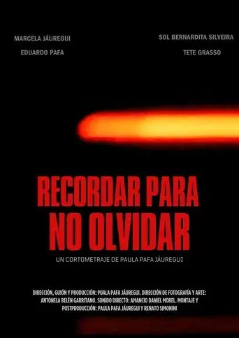 Remembering So We Don't Forget